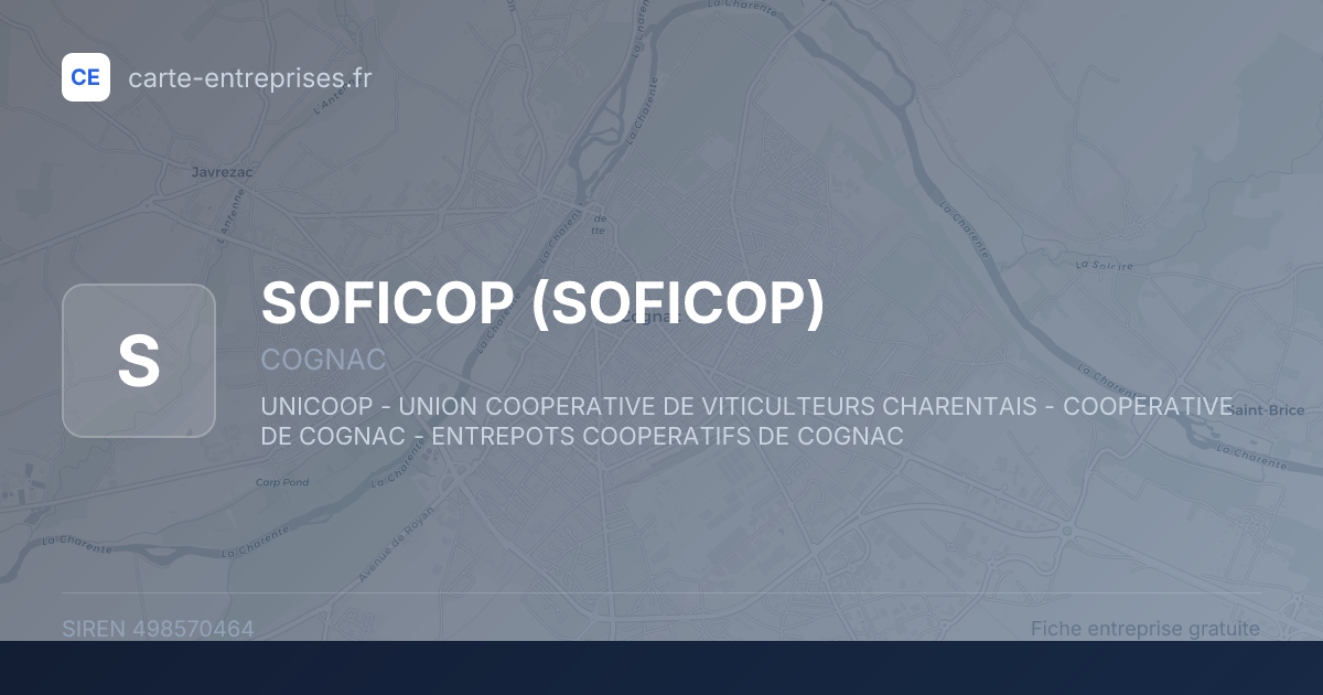 SOFICOP — 498570464 — fiche entreprise