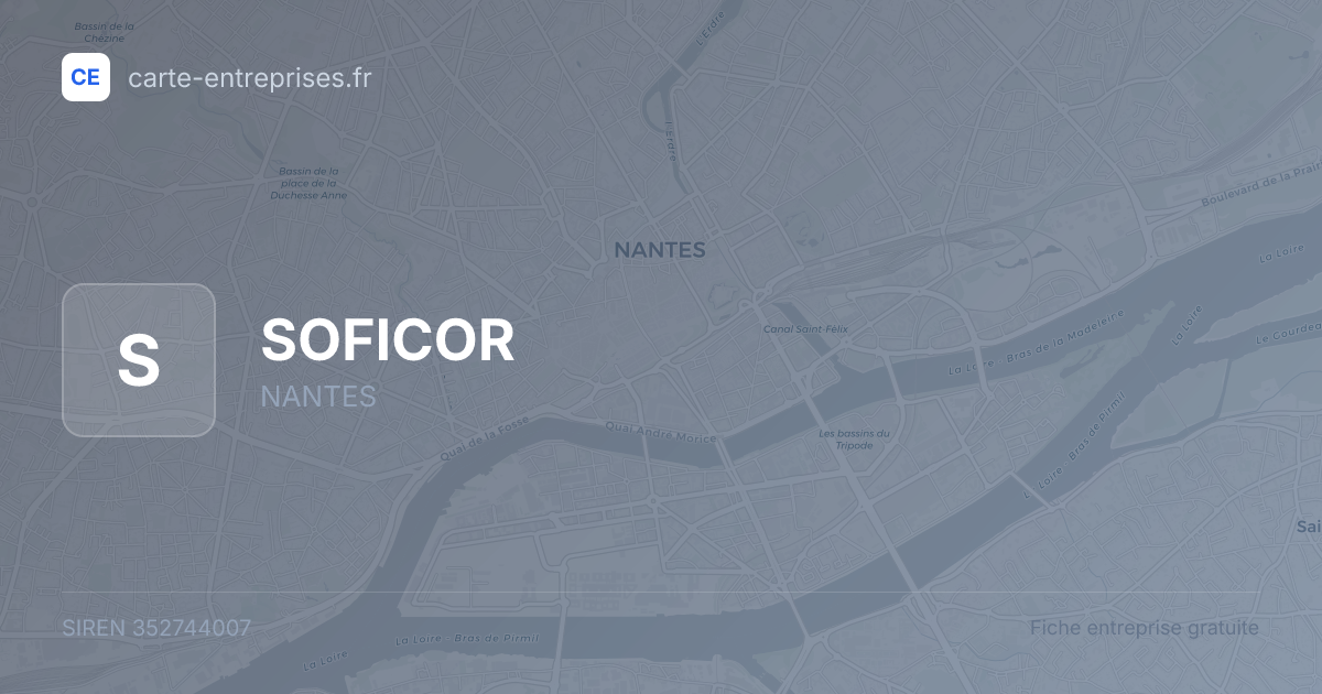 SOFICOR — 352744007 — fiche entreprise