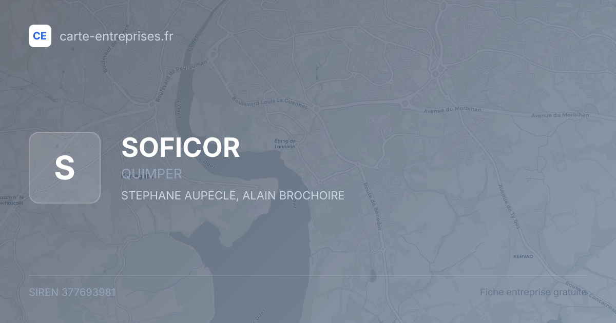 SOFICOR — 377693981 — fiche entreprise