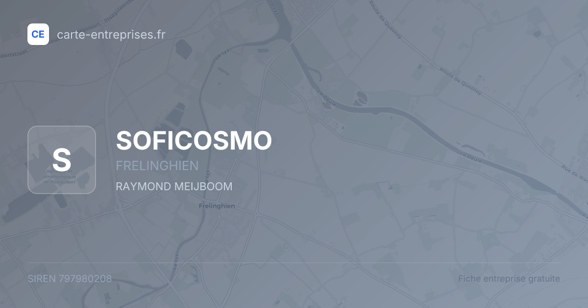 SOFICOSMO — 797980208 — fiche entreprise