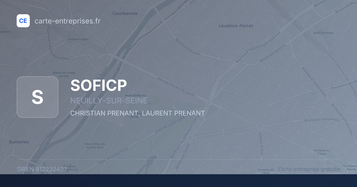 SOFICP — 812232437 — fiche entreprise