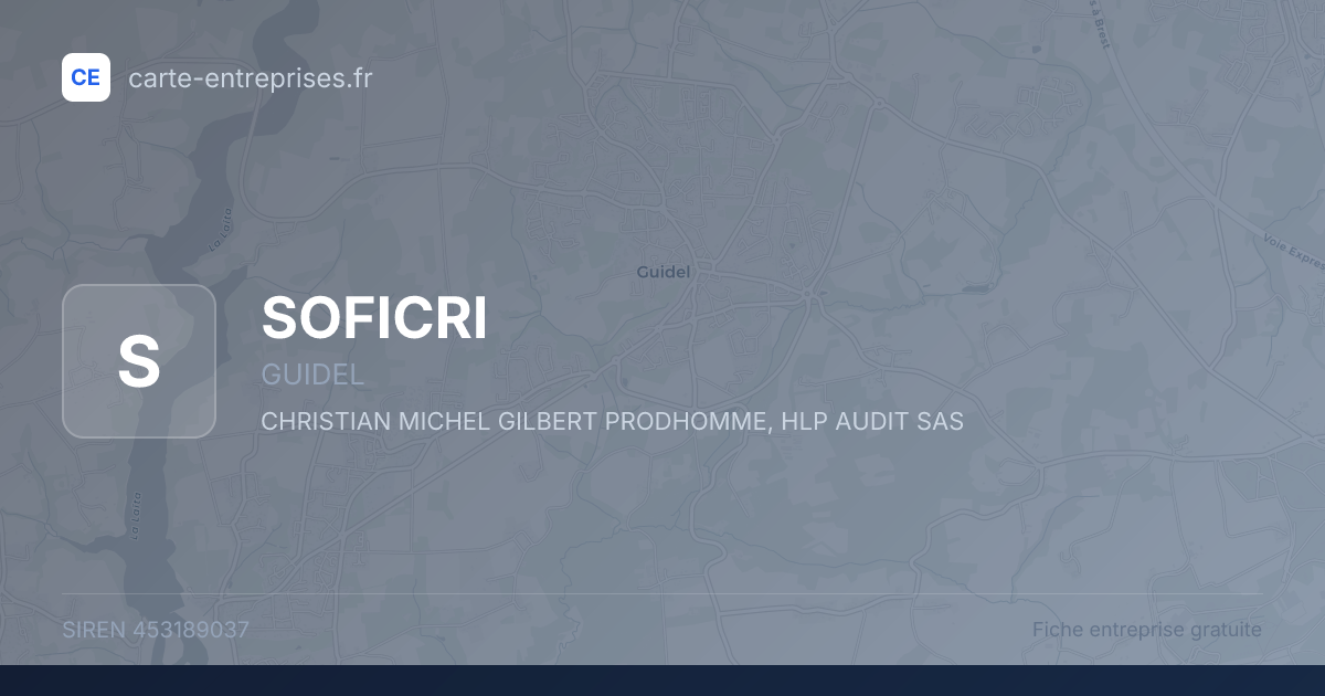 SOFICRI — 453189037 — fiche entreprise