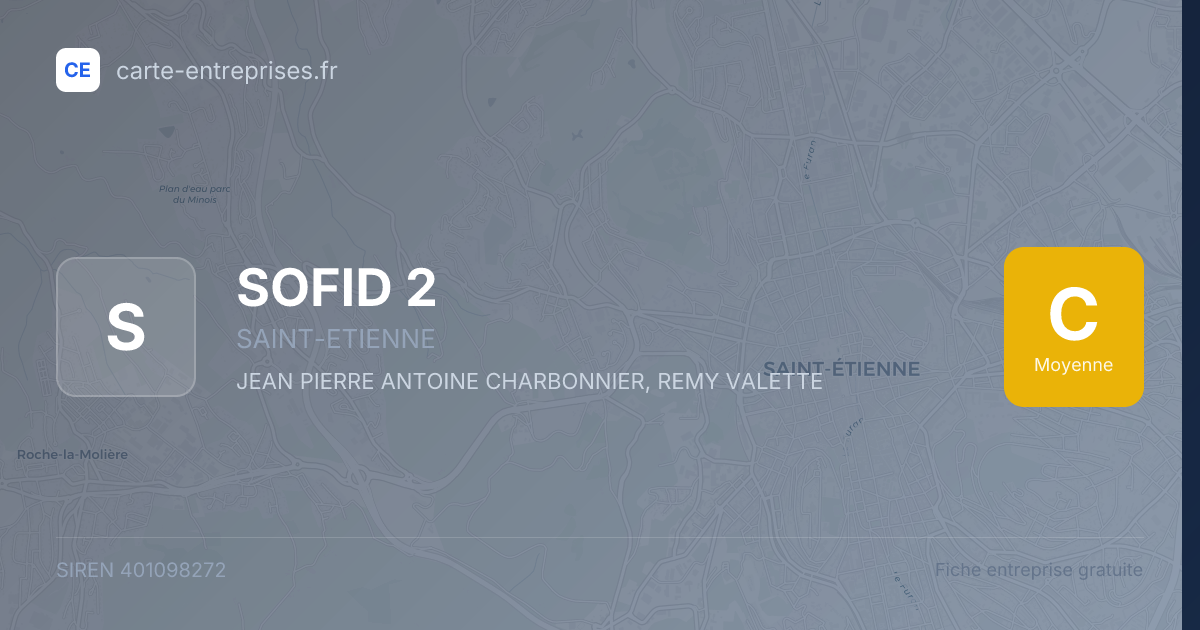 SOFID 2 — 401098272 — fiche entreprise