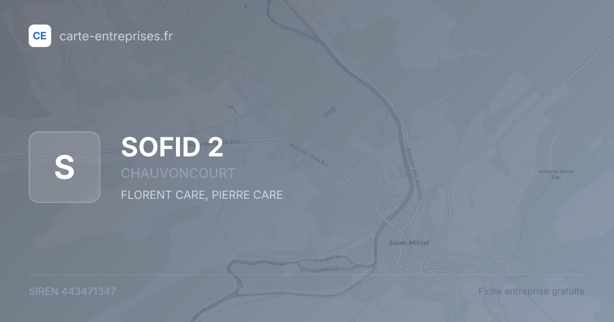 SOFID 2 — 443471347 — fiche entreprise