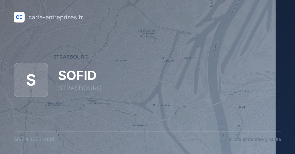 SOFID — 326314895 — fiche entreprise