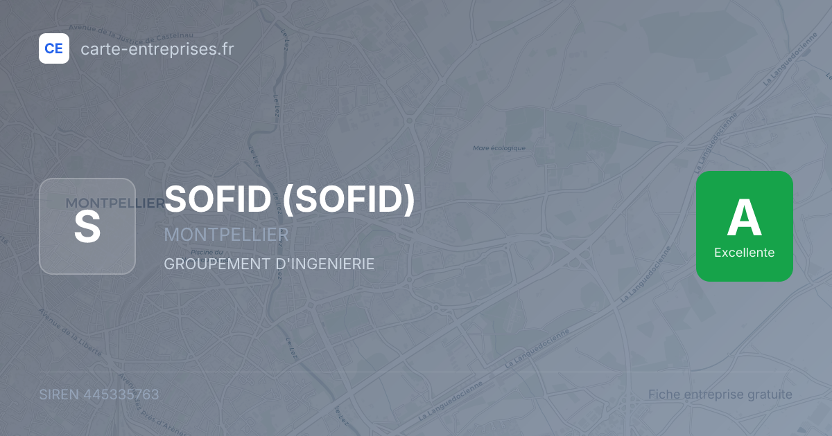 SOFID — 445335763 — fiche entreprise