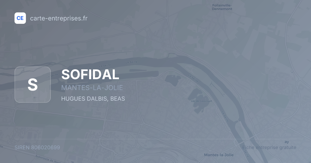 SOFIDAL — 806020699 — fiche entreprise