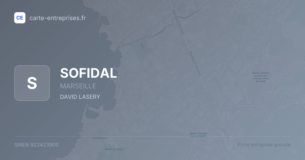 SOFIDAL — 922423900 — fiche entreprise