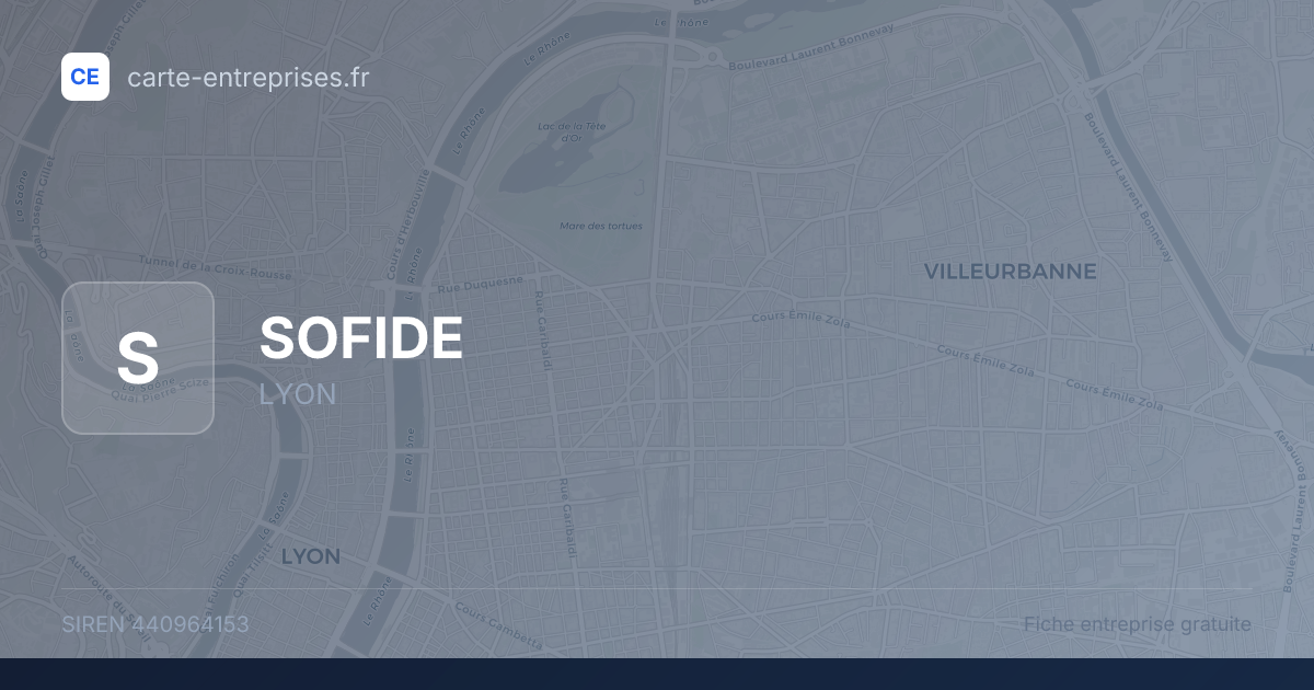 SOFIDE — 440964153 — fiche entreprise
