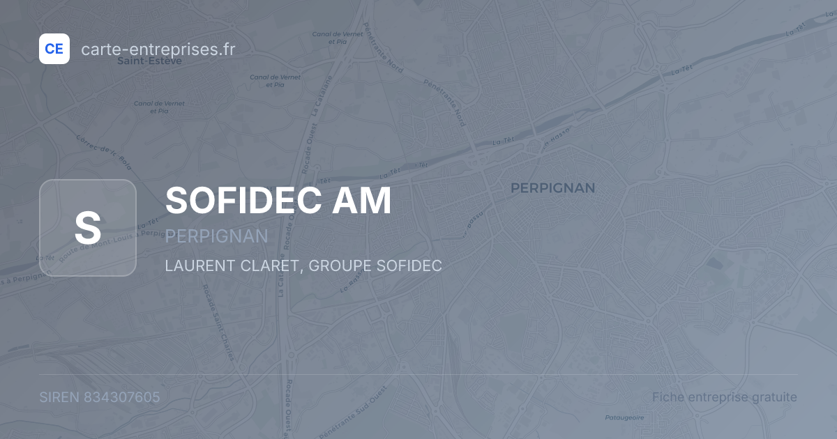 SOFIDEC AM — 834307605 — fiche entreprise
