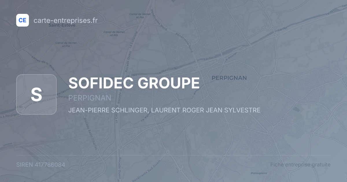 SOFIDEC GROUPE — 417786084 — fiche entreprise