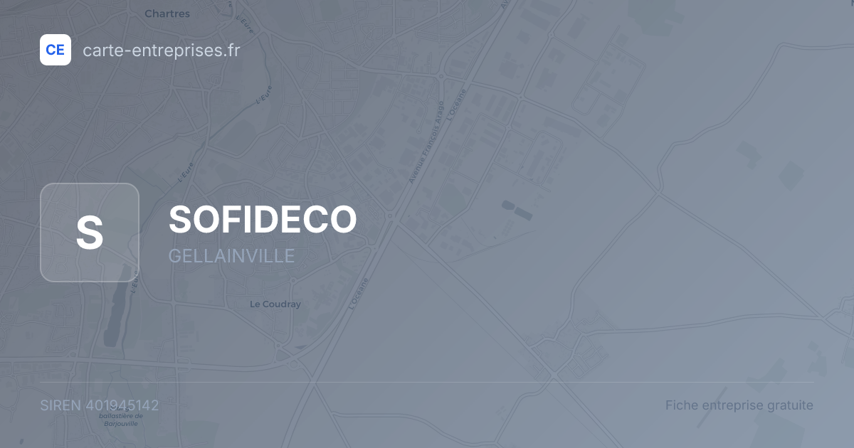 SOFIDECO — 401945142 — fiche entreprise