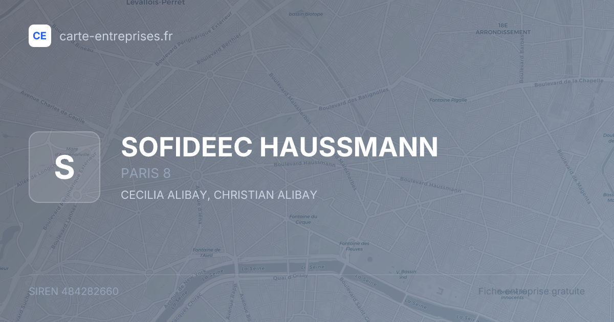 SOFIDEEC HAUSSMANN — 484282660 — fiche entreprise
