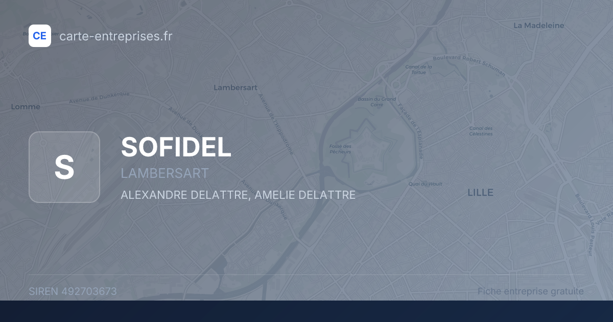 SOFIDEL — 492703673 — fiche entreprise