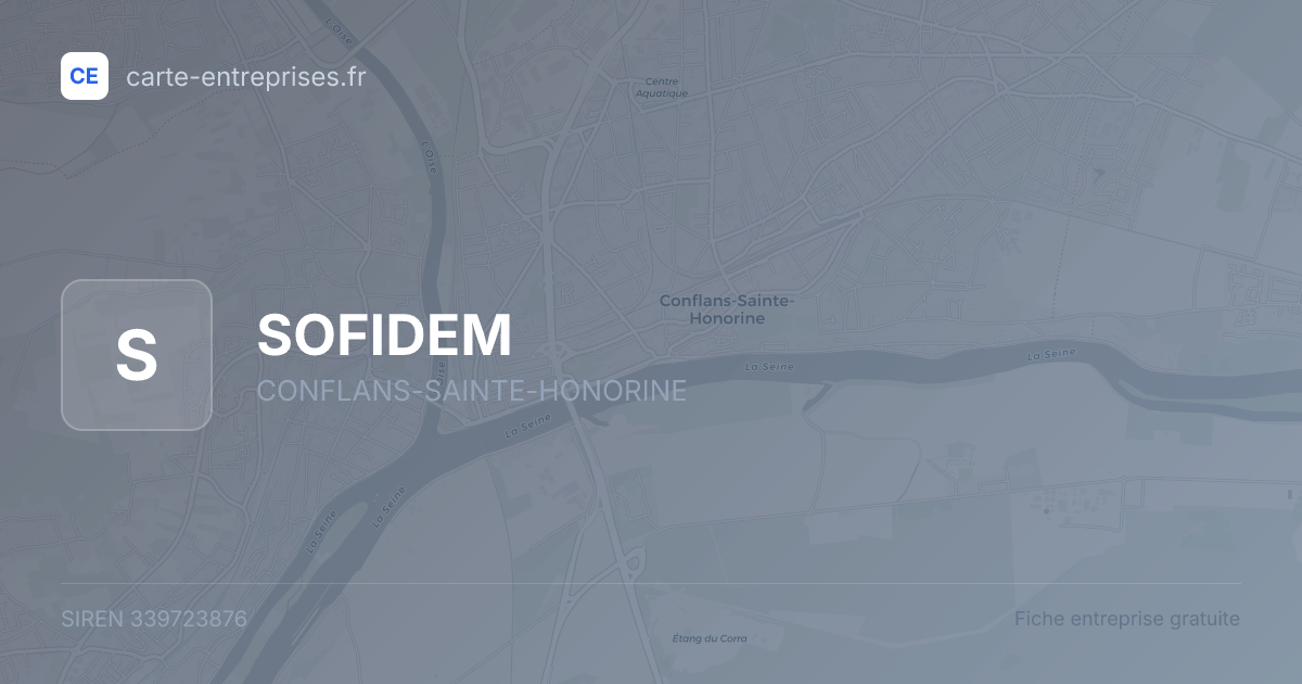 SOFIDEM — 339723876 — fiche entreprise