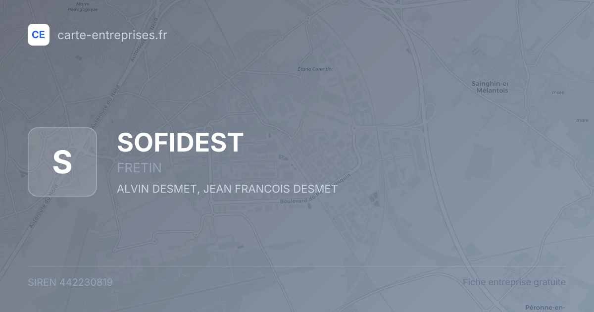 SOFIDEST — 442230819 — fiche entreprise