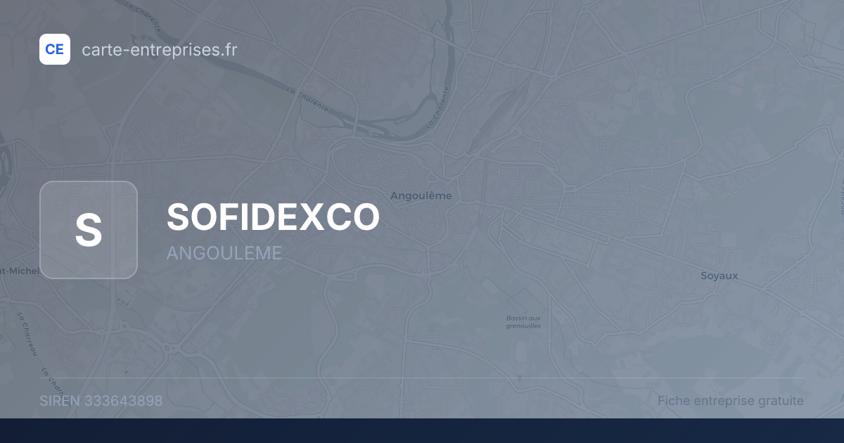 SOFIDEXCO — 333643898 — fiche entreprise