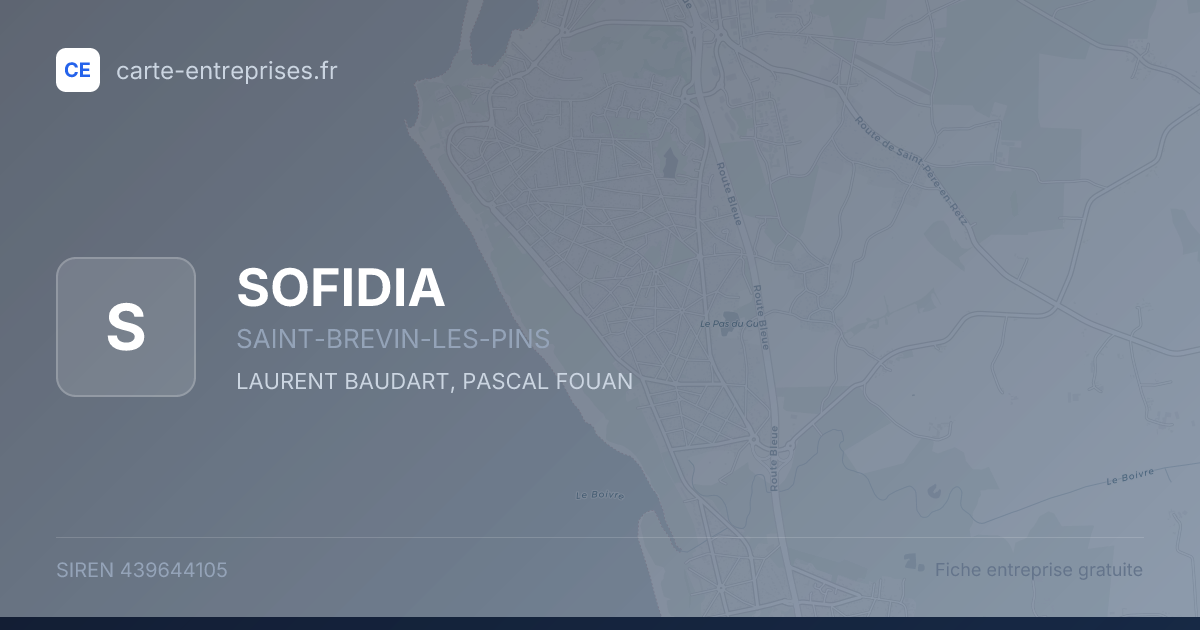 SOFIDIA — 439644105 — fiche entreprise