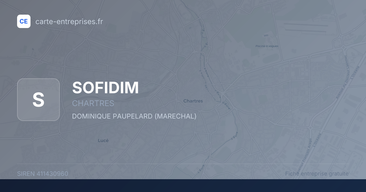 SOFIDIM — 411430960 — fiche entreprise