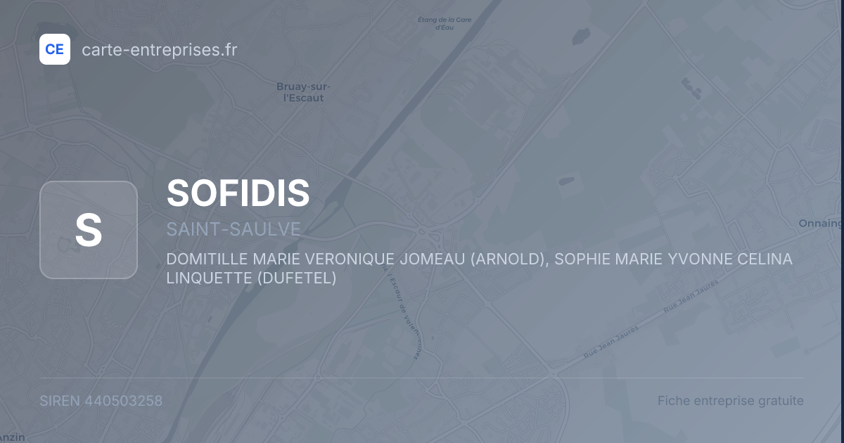 SOFIDIS — 440503258 — fiche entreprise