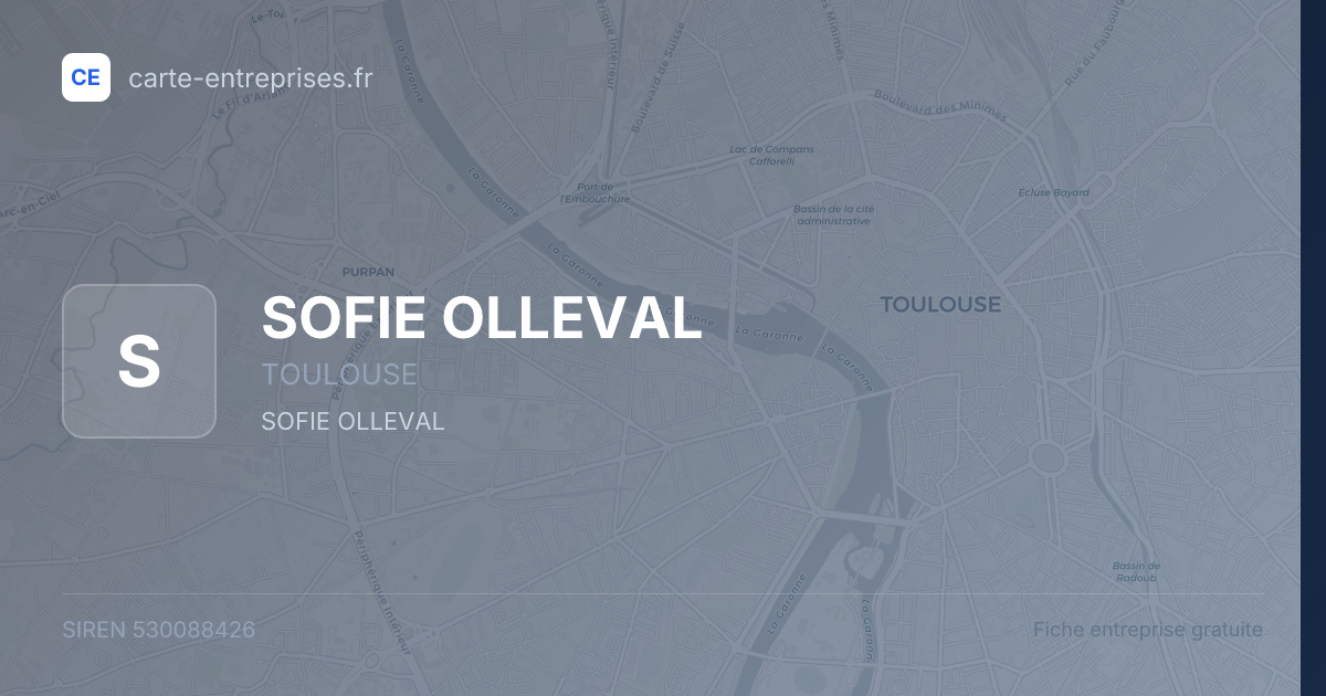 SOFIE OLLEVAL — 530088426 — fiche entreprise