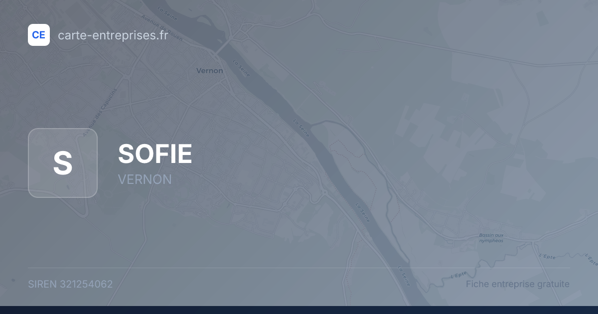 SOFIE — 321254062 — fiche entreprise