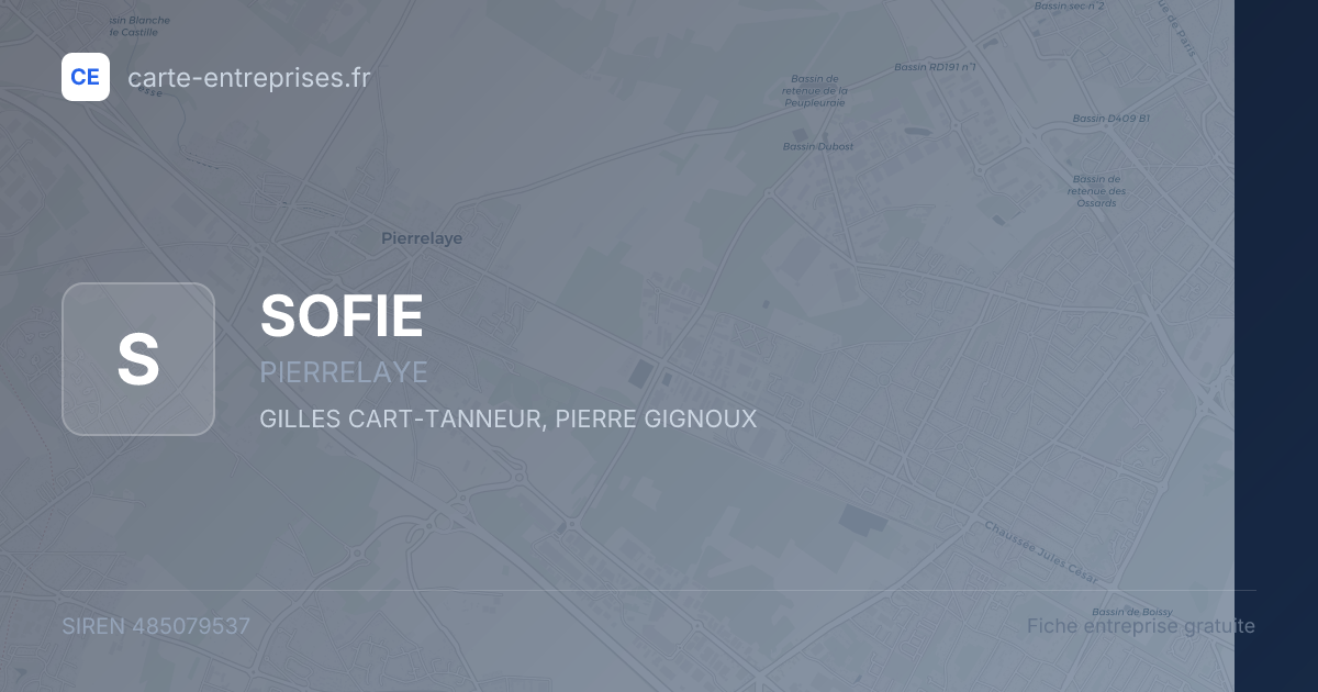 SOFIE — 485079537 — fiche entreprise