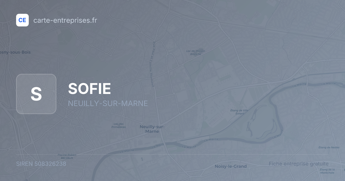 SOFIE — 508326238 — fiche entreprise