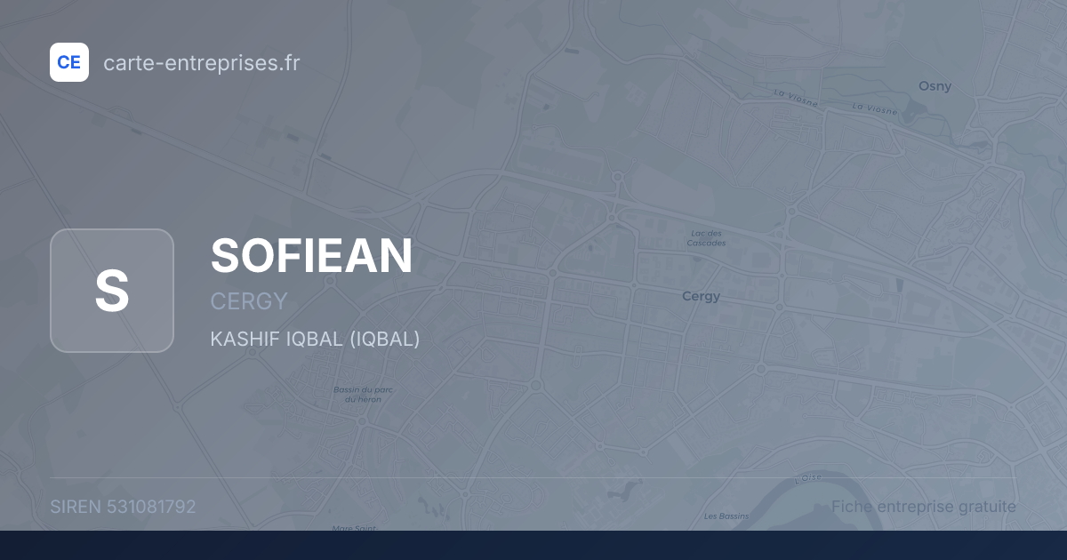 SOFIEAN — 531081792 — fiche entreprise