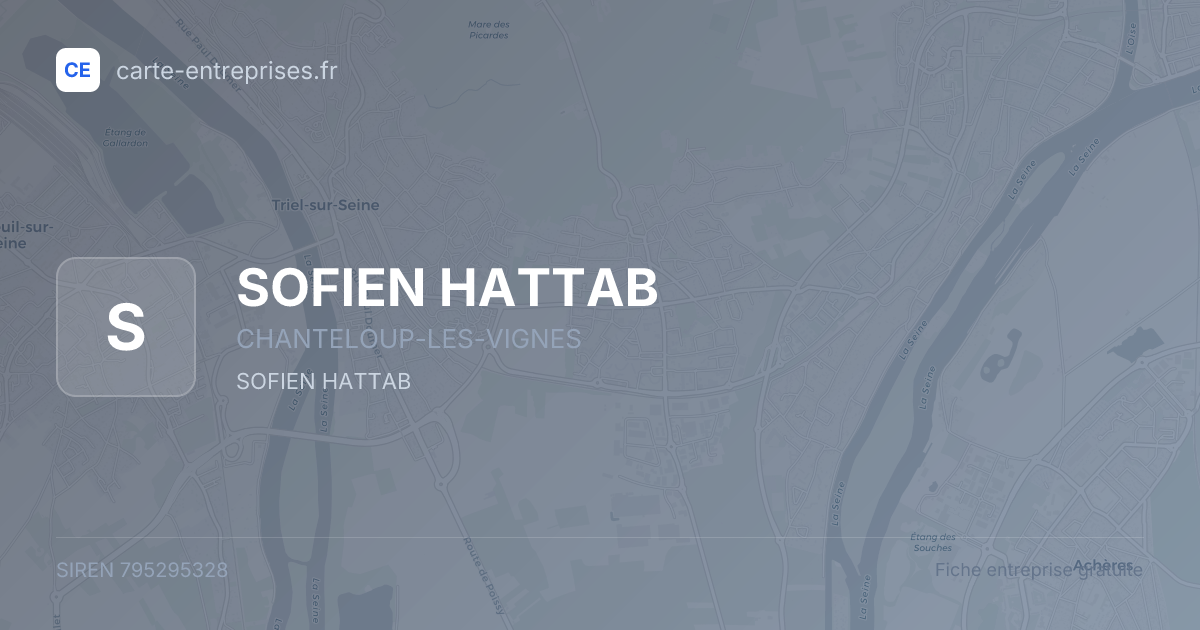 SOFIEN HATTAB — 795295328 — fiche entreprise