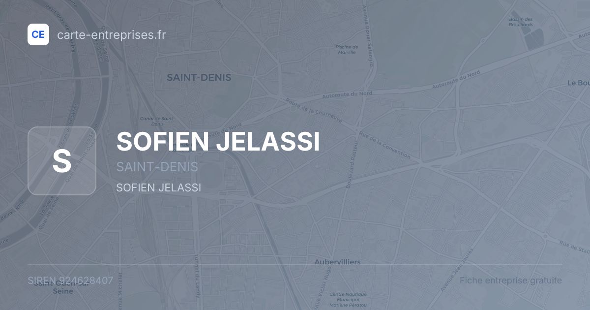 SOFIEN JELASSI — 924628407 — fiche entreprise