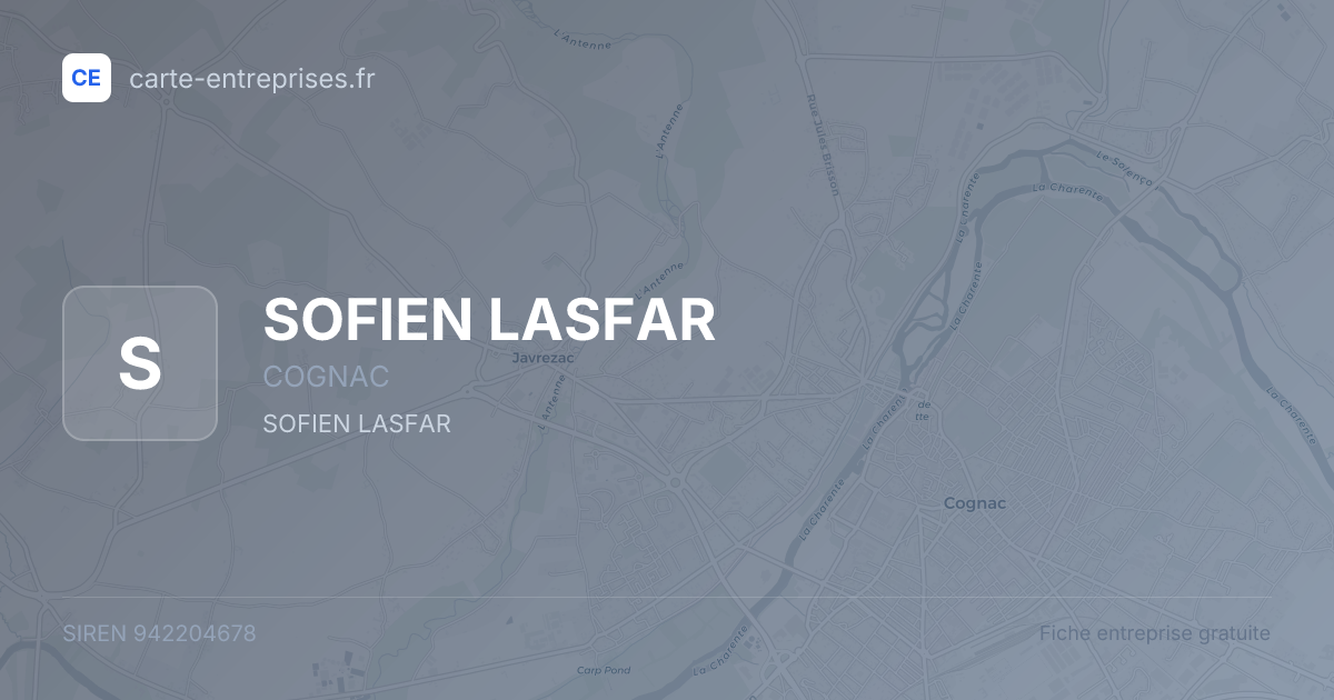 SOFIEN LASFAR — 942204678 — fiche entreprise