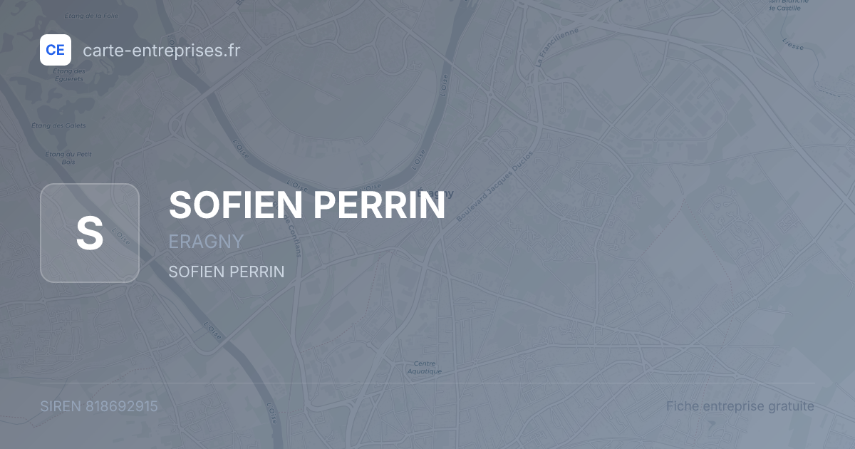 SOFIEN PERRIN — 818692915 — fiche entreprise