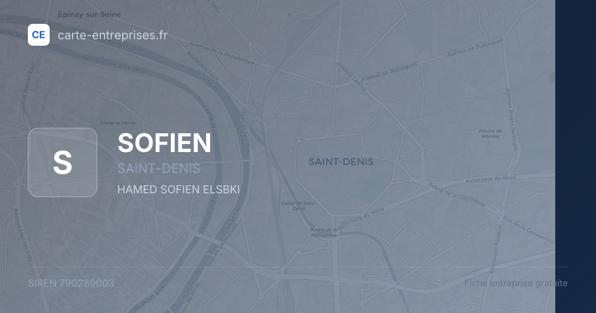 SOFIEN — 790289003 — fiche entreprise