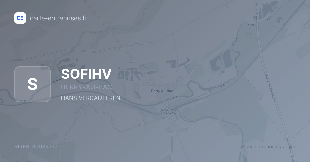 SOFIHV — 751932757 — fiche entreprise