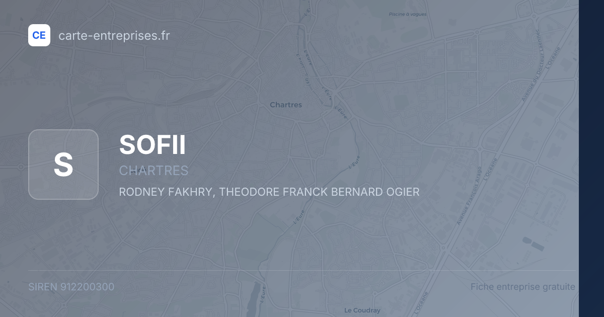 SOFII — 912200300 — fiche entreprise