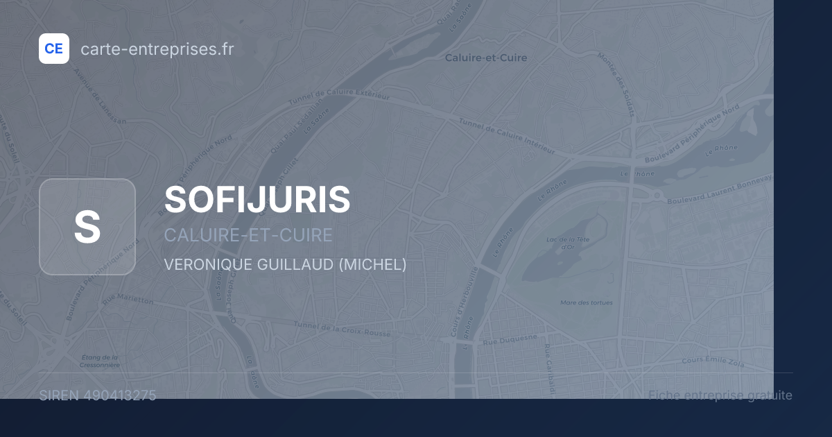 SOFIJURIS — 490413275 — fiche entreprise