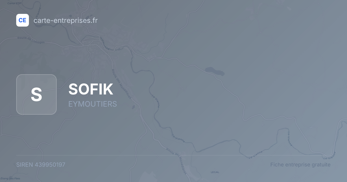 SOFIK — 439950197 — fiche entreprise