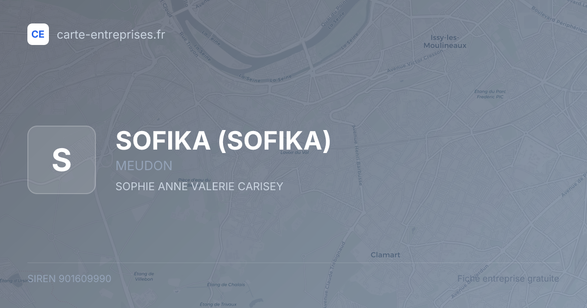 SOFIKA — 901609990 — fiche entreprise