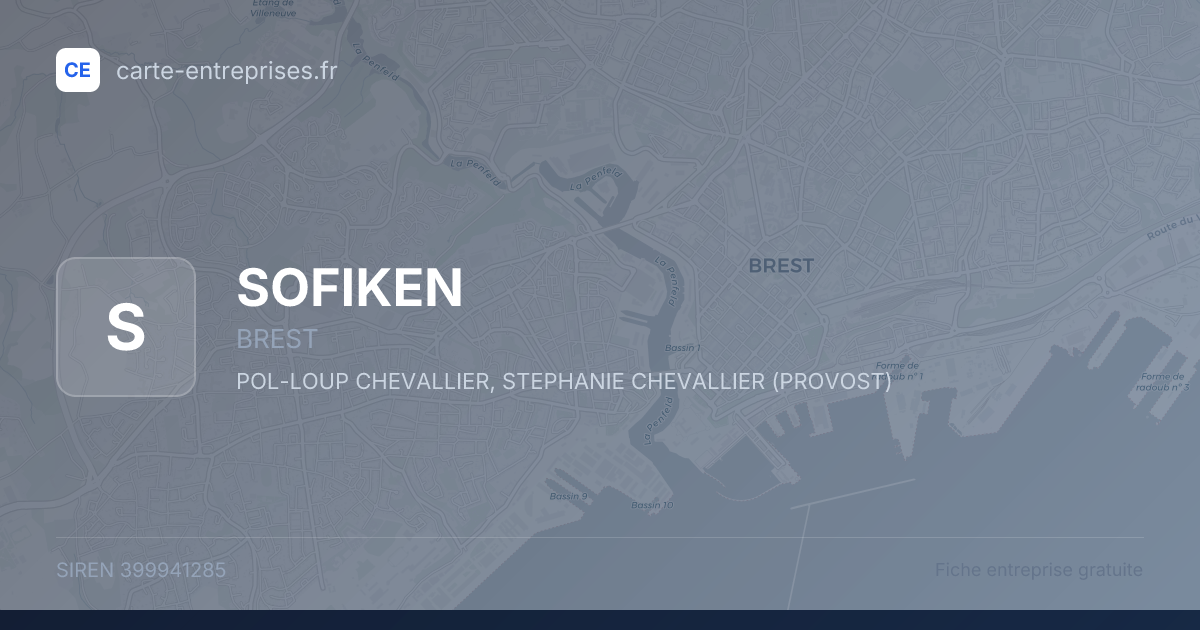 SOFIKEN — 399941285 — fiche entreprise