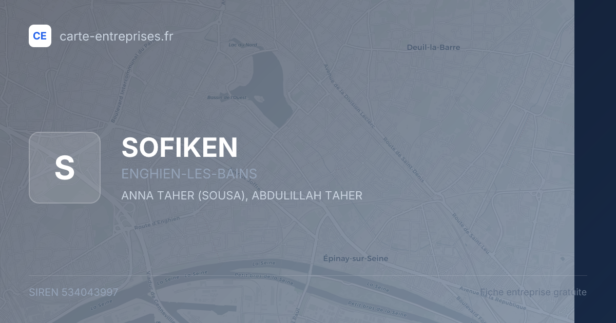 SOFIKEN — 534043997 — fiche entreprise