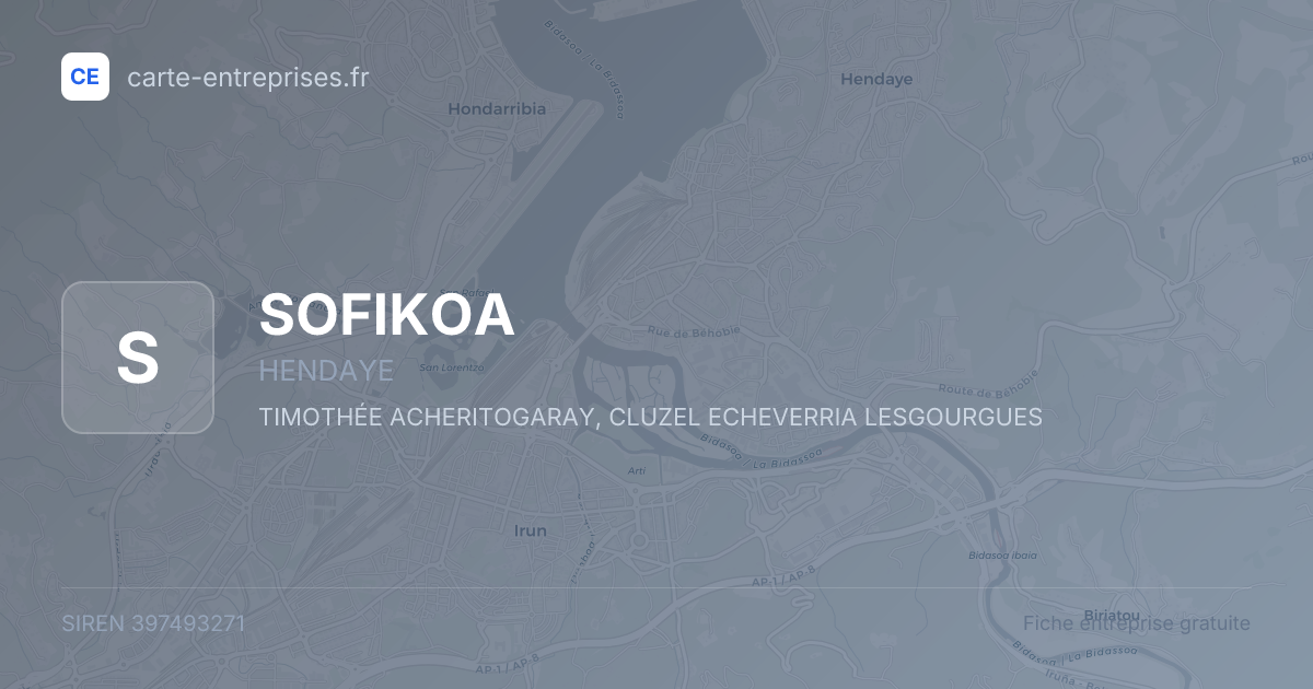 SOFIKOA — 397493271 — fiche entreprise