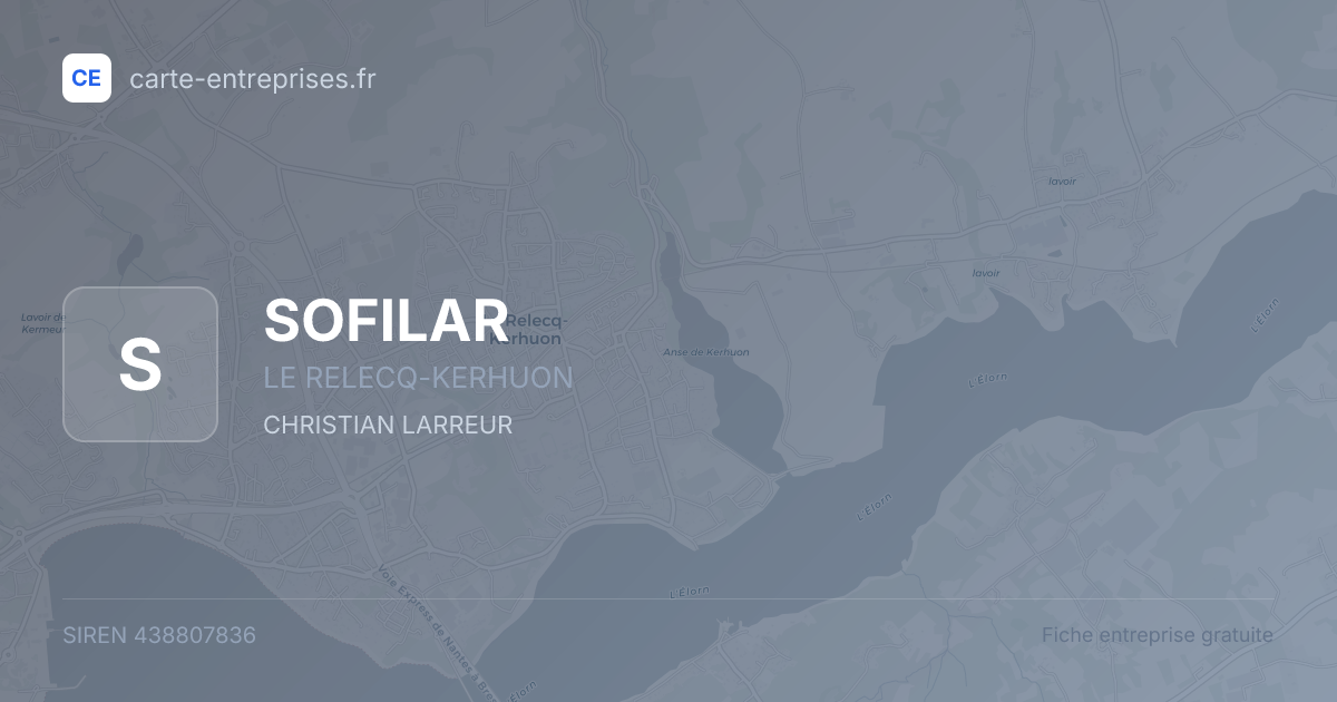 SOFILAR — 438807836 — fiche entreprise