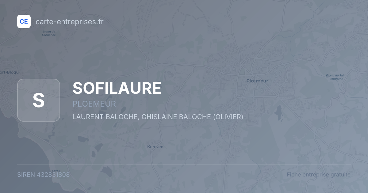 SOFILAURE — 432831808 — fiche entreprise