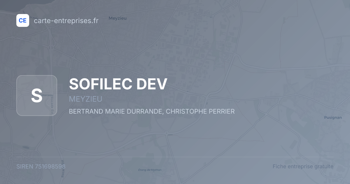SOFILEC DEV — 751698598 — fiche entreprise