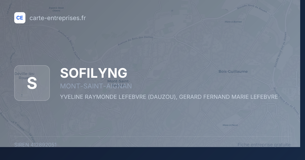 SOFILYNG — 412892051 — fiche entreprise