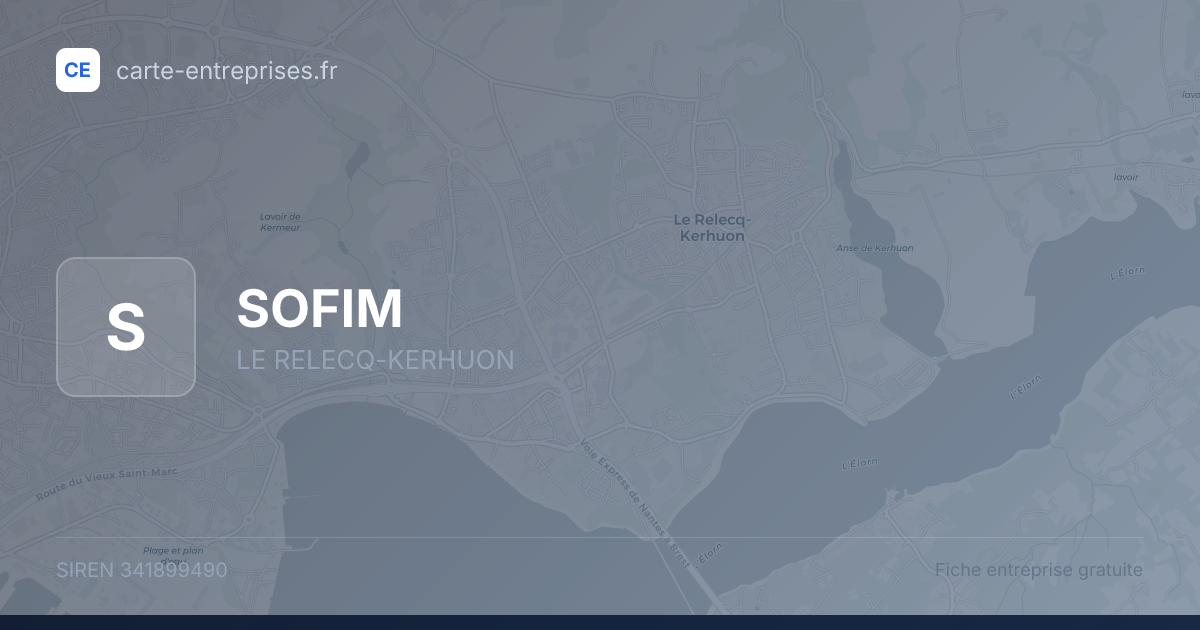 SOFIM — 341899490 — fiche entreprise