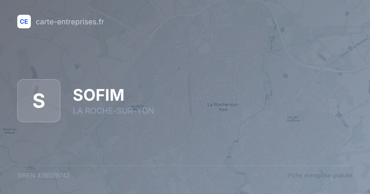 SOFIM — 478079742 — fiche entreprise