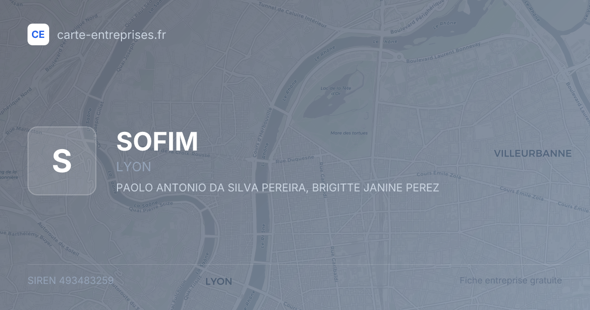 SOFIM — 493483259 — fiche entreprise