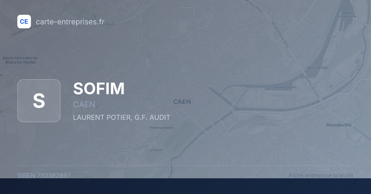 SOFIM — 750382897 — fiche entreprise